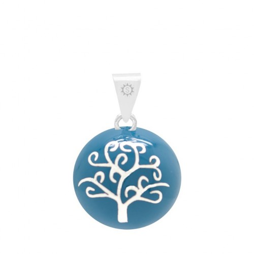 BOLA ARBRE DE VIE BLEU ARGENT SAILY