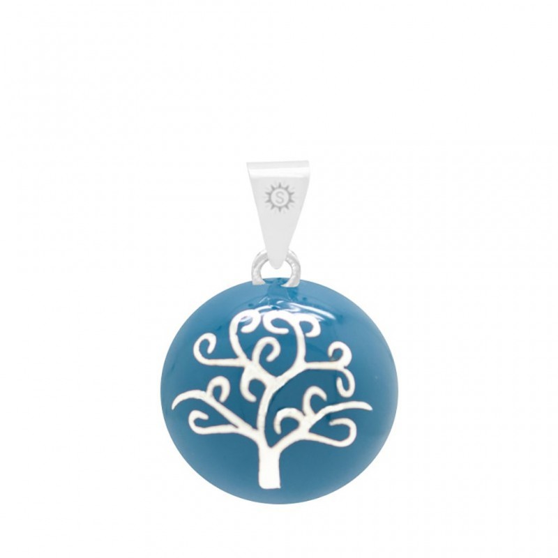 BOLA ARBRE DE VIE BLEU ARGENT SAILY