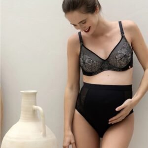 MAXI CULOTTE DE MATERNITÉ DAHLIA NOIR