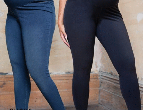 SERAPHINE – Jeggings grossesse stretch – Lot de 2