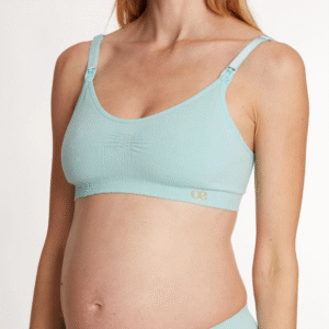 Brassière de grossesse et d’allaitement Zoé vert d'eau