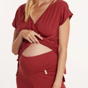 TUNIQUE DE GROSSESSE ET D'ALLAITEMENT ORIGIN TERRACOTTA