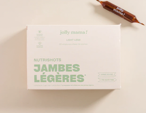 LIGHT LEGS AMPOULES A BOIRE POUR DES JAMBES LEGERES JOLLY MAMA