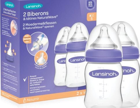 Kit de 2 biberons Lansinoh 160ml