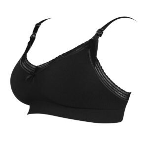 Brassière de grossesse et d'allaitement Milk NOIR