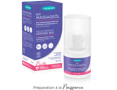 Huile de massage du périnée bio