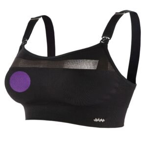 Brassière de sport de grossesse et allaitement WOMA NOIR