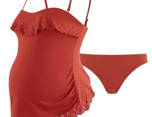 Tankini de grossesse Bloom cuivre