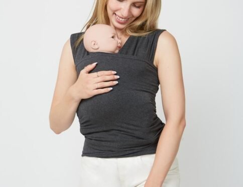 Débardeur de peau à peau + bandeau gris