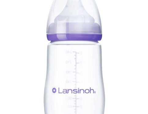 Biberon plastique Lansinoh, Natural Wave 240 ml