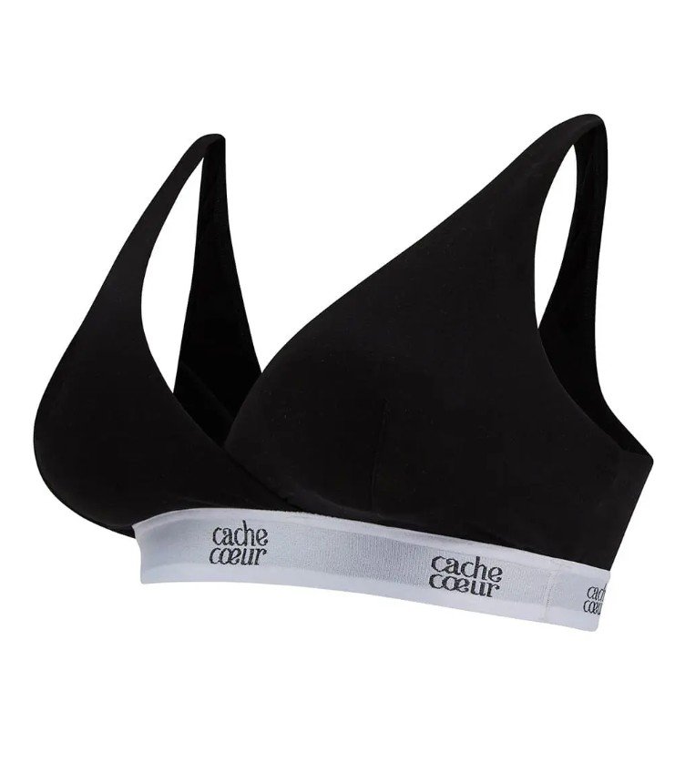 Brassière de maternité et d'allaitement Life Noir