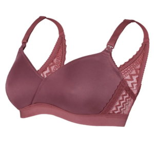 Soutien-gorge de grossesse et d'allaitement Serena Prune