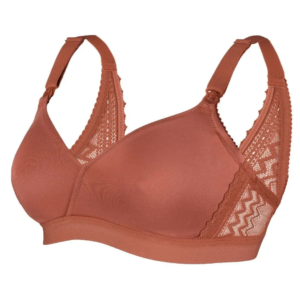 Soutien-gorge de grossesse et d'allaitement Serena Terracota
