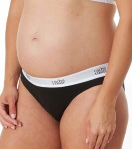 Culotte de grossesse Life Noir devant Culotte de grossesse Life Noir