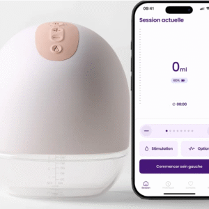 Offre spéciale: Tire-lait mains libres Perifit Pump double 24mm avec sacoche offerte et sachets de conservation