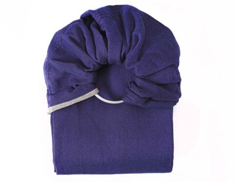 Sling tissé sergé brisé coloris bleu frégate