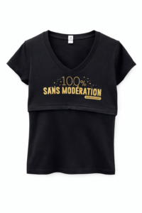 T-shirt d'allaitement-Sans modération