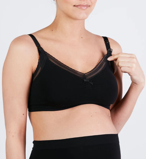 Brassière de grossesse et d'allaitement Milk NOIR