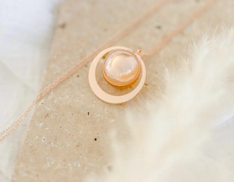 Bola de grossesse GAÏA Or rose