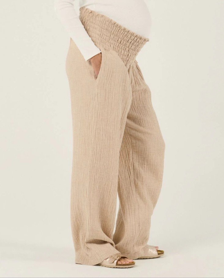 Pantalon de maternité Myriam Beige