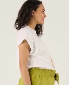 T-shirt Mama Del Sol Blanc côté