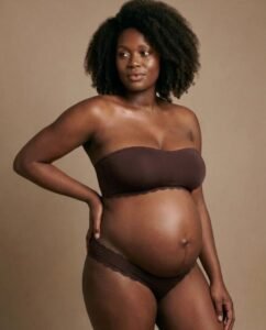 Bandeau de maternité et allaitement invisible Skin Chocolat