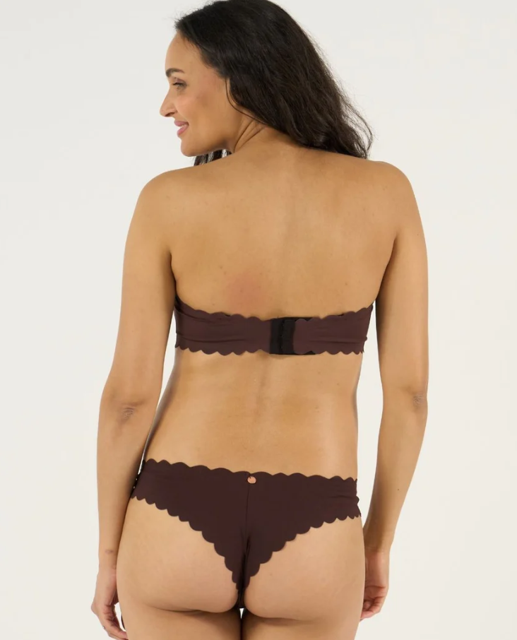Bandeau de maternité et allaitement invisible Skin Chocolat dos
