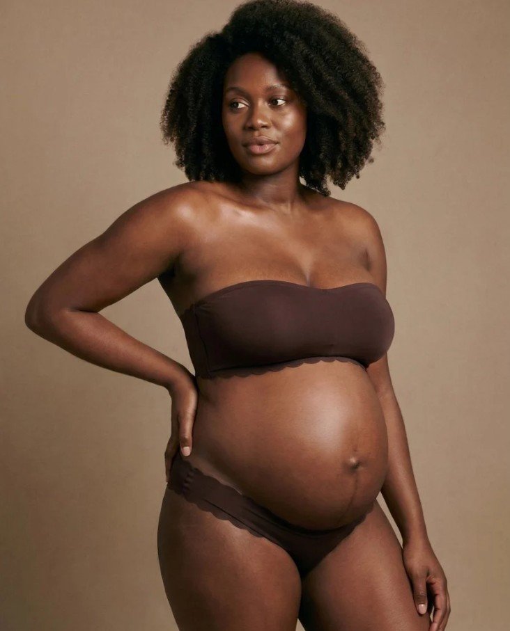 Bandeau de maternité et allaitement invisible Skin Chocolat