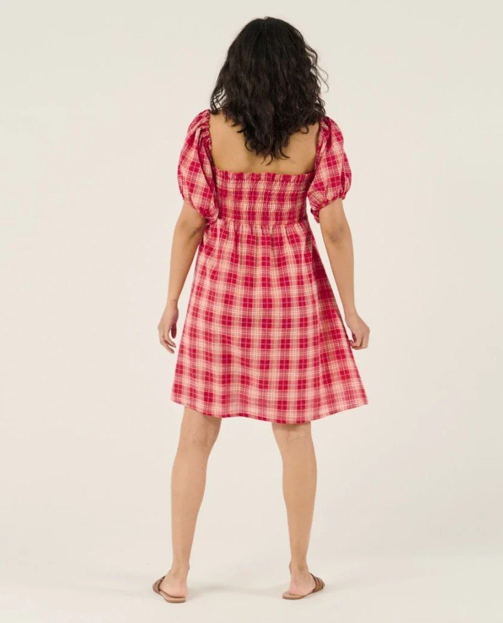 Robe de grossesse et d'allaitement Melissa Framboise dos