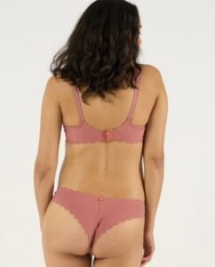 Soutien gorge de maternité et allaitement invisible Skin Vieux Rose dos