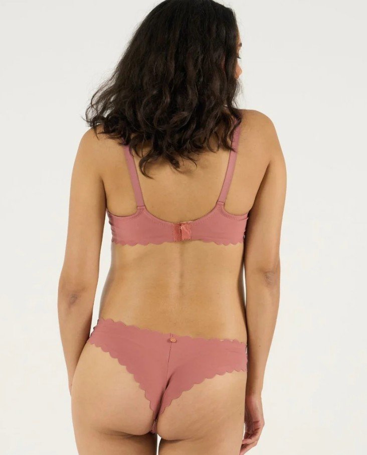 Soutien gorge de maternité et allaitement invisible Skin Vieux Rose dos